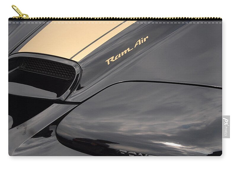 Automobiles Zip Pouch featuring the photograph Ram Air by John Schneider