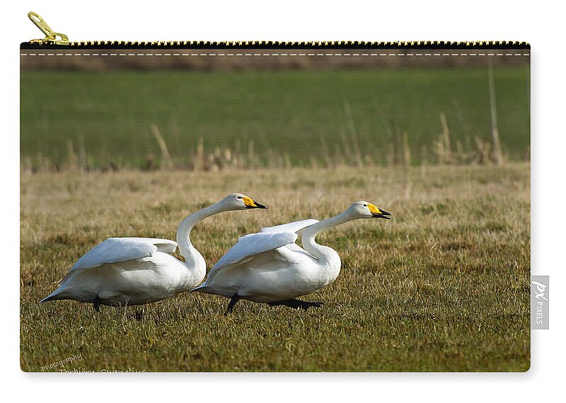 Ready Zip Pouch featuring the photograph Ready stead go by Torbjorn Swenelius