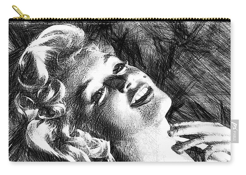 Lover Zip Pouch featuring the digital art Real Lover by Rafael Salazar