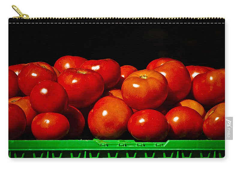 Agriculture Carry-all Pouch featuring the photograph Red and Ripe by Christi Kraft
