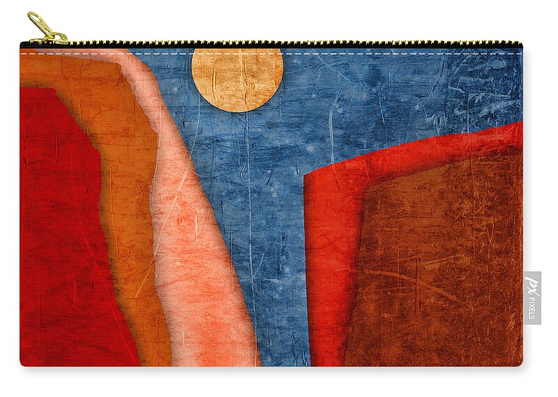 Collage Carry-all Pouch featuring the photograph Red Canyons by Carol Leigh