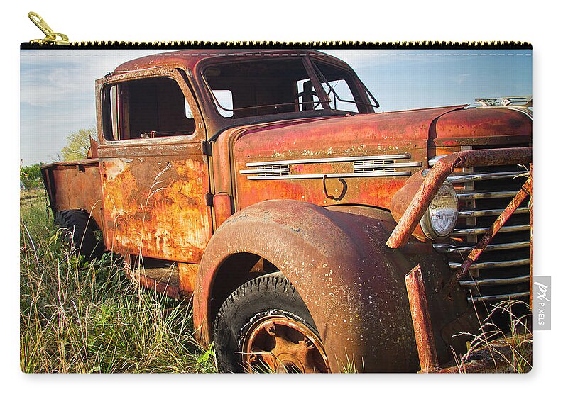 Made In America Zip Pouch featuring the photograph Red Diamond by Steven Bateson