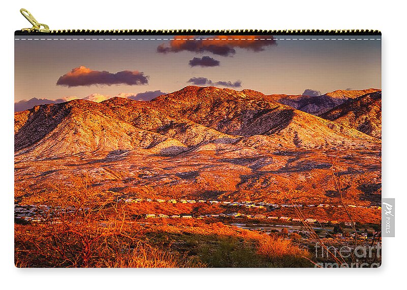 2010 Zip Pouch featuring the photograph Red Planet by Mark Myhaver