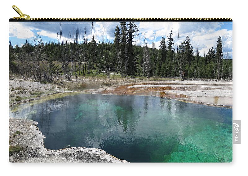 Reflection Zip Pouch featuring the photograph Reflection by Laurel Powell