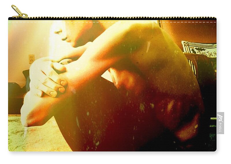 Reflection Zip Pouch featuring the photograph Reflection by Michael TMAD Finney