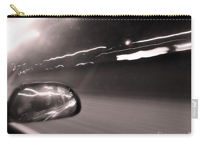 Reflections Zip Pouch featuring the photograph Reflections in the Night by Robyn King