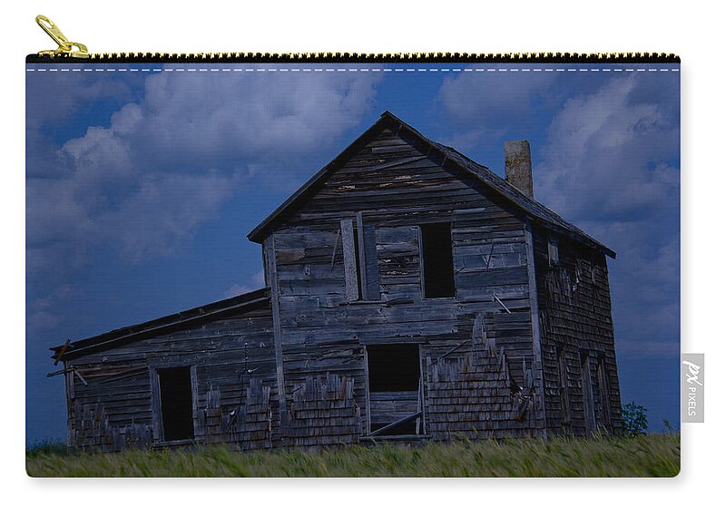 Andrea Lawrence Saskatchewan Artist Zip Pouch featuring the digital art Remember When by Andrea Lawrence