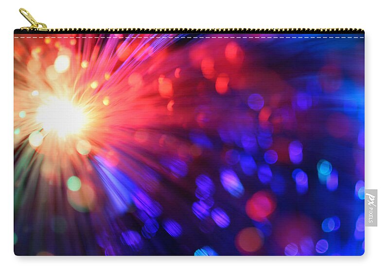 Abstract Zip Pouch featuring the photograph Revolution by Dazzle Zazz