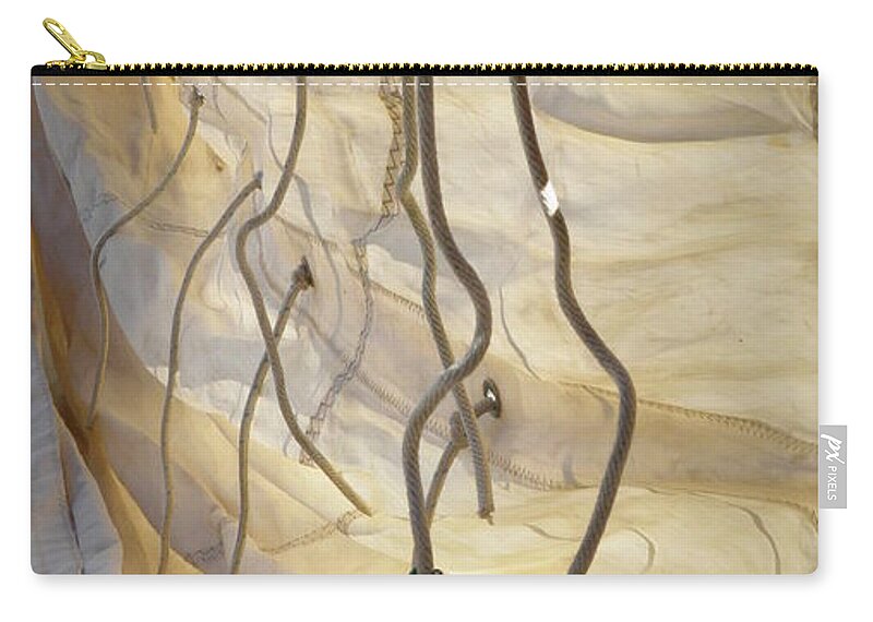 Sail Zip Pouch featuring the photograph Rigging the Main by Lainie Wrightson