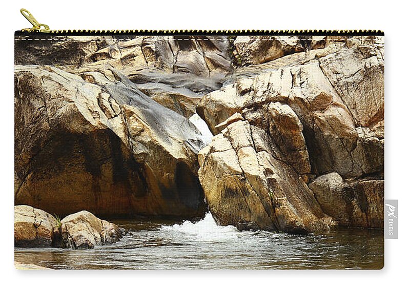 Belize Zip Pouch featuring the photograph Rio On Pools by Kathy McClure