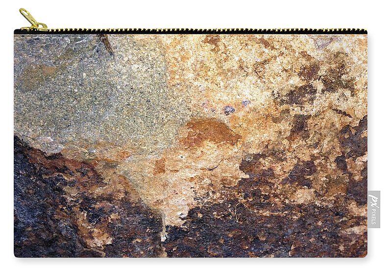 Rock Carry-all Pouch featuring the photograph Rockscape 2 by Linda Bailey
