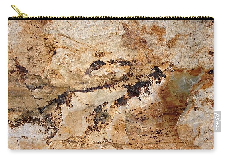 Rock Carry-all Pouch featuring the photograph Rockscape 3 by Linda Bailey