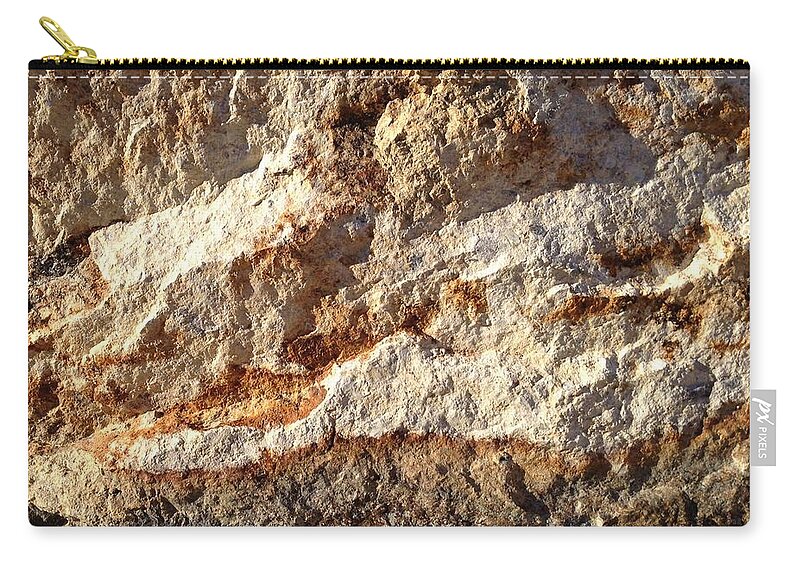 Rock Carry-all Pouch featuring the photograph Rockscape 9 by Linda Bailey