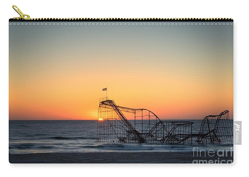 Nikon D800 Zip Pouch featuring the photograph Roller Coaster Sunrise by Michael Ver Sprill