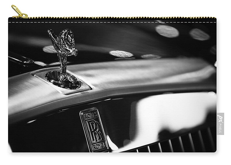 Phantom Drophead Coup� Zip Pouch featuring the photograph Rolls Royce by Sebastian Musial
