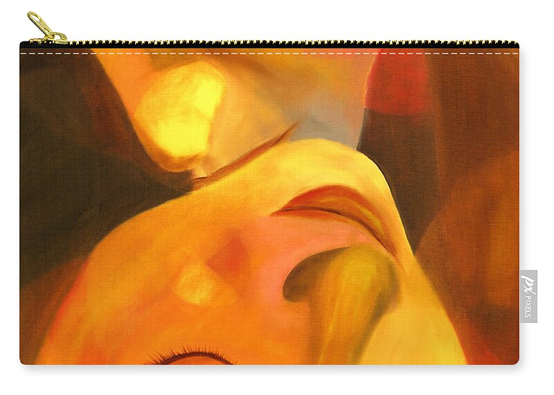 Hakon Zip Pouch featuring the painting Romeo and Juliet by Hakon Soreide