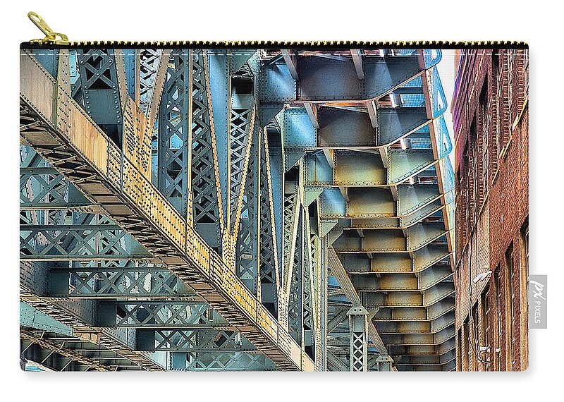 Bridge Zip Pouch featuring the photograph Rooms with a View by Scott Wyatt