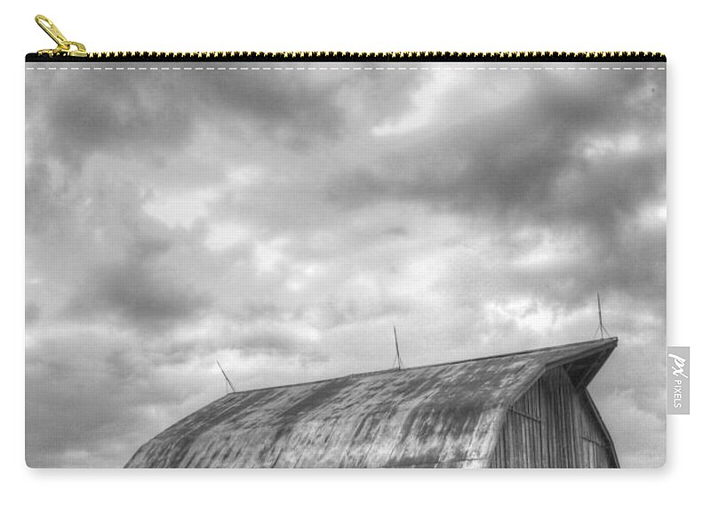 Barn Zip Pouch featuring the photograph Rustic Barn by Jane Linders
