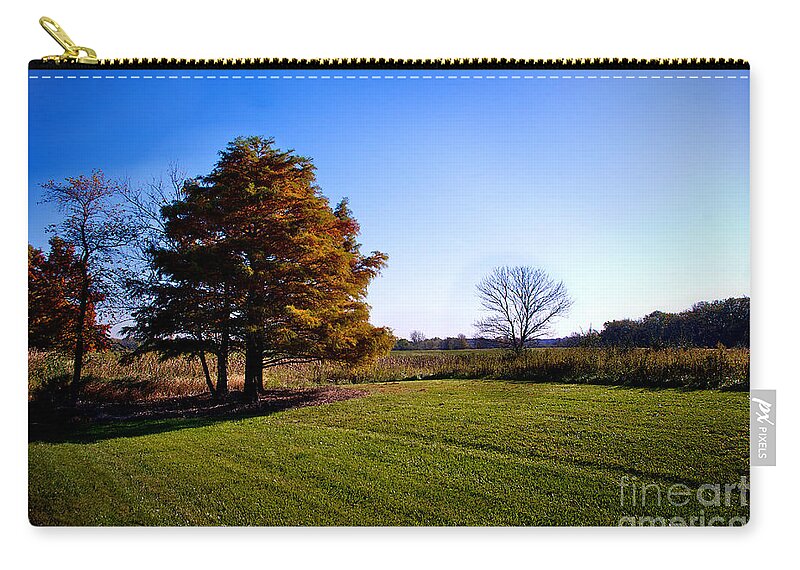 Frankjcasella Zip Pouch featuring the photograph Rustic Glory by Frank J Casella