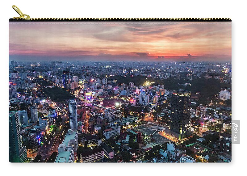 Ho Chi Minh City Zip Pouch featuring the photograph Saigon - Ho Chi Minh City by Www.sergiodiaz.net