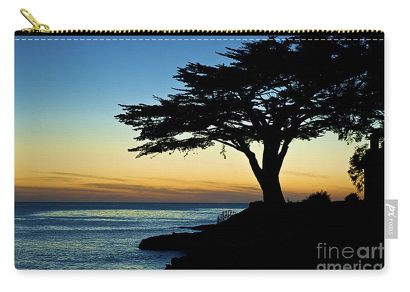 Santa Cruz Beach Zip Pouch featuring the photograph Santa Cruz California 3 by Micah May