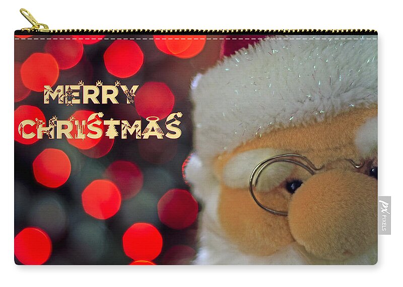 Santa Carry-all Pouch featuring the photograph Santa by Spikey Mouse Photography