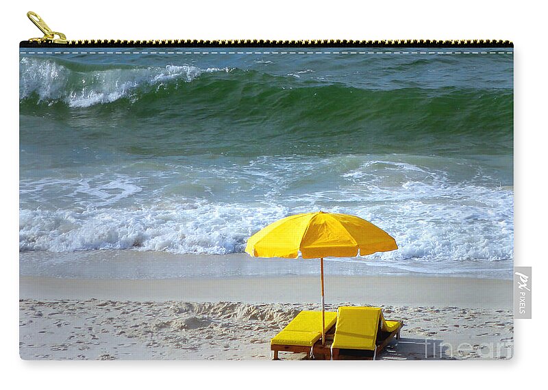 Nature Zip Pouch featuring the photograph By The Sea Waiting For Me by Nava Thompson