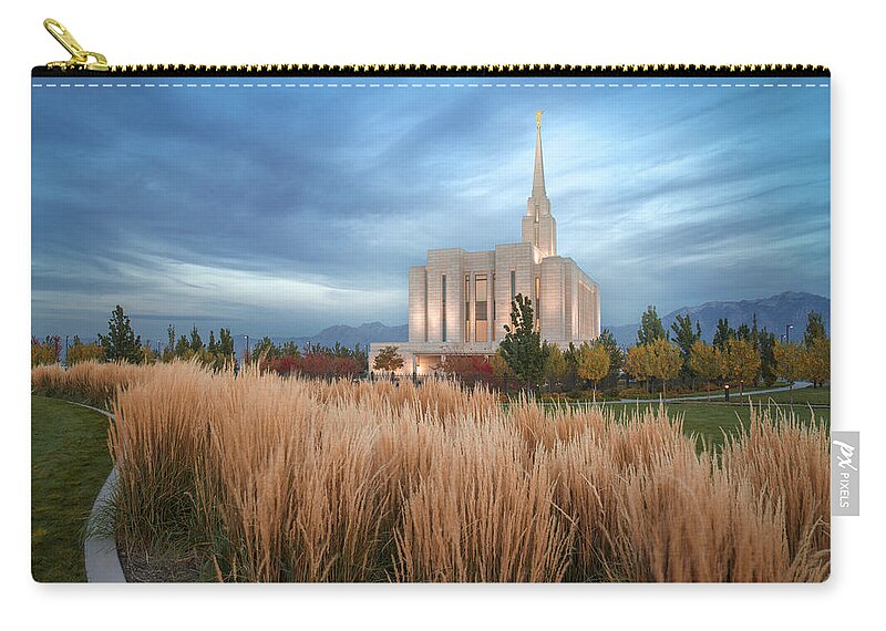 Utah Zip Pouch featuring the photograph Seasons of Faith by Dustin LeFevre