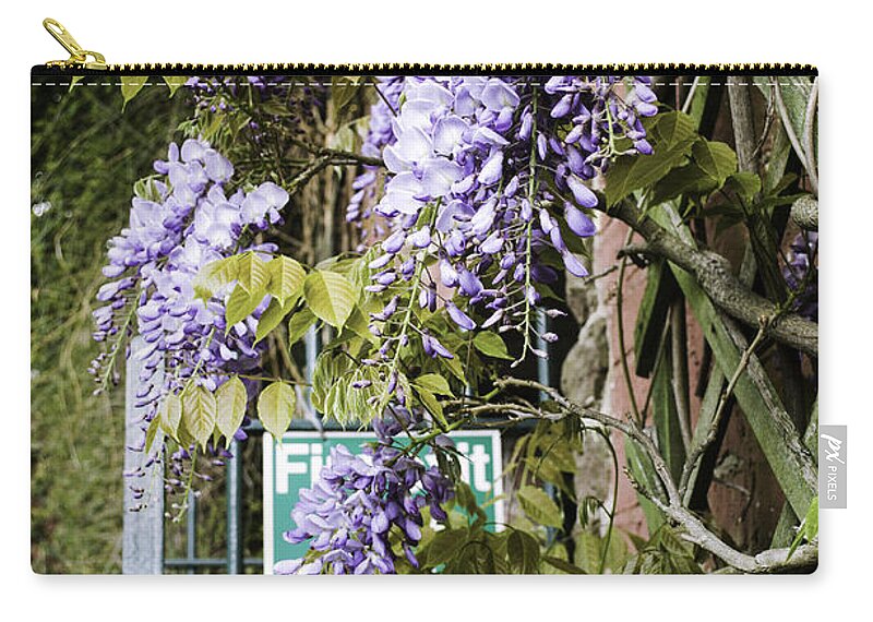 Gate Zip Pouch featuring the photograph Secret Garden by Spikey Mouse Photography