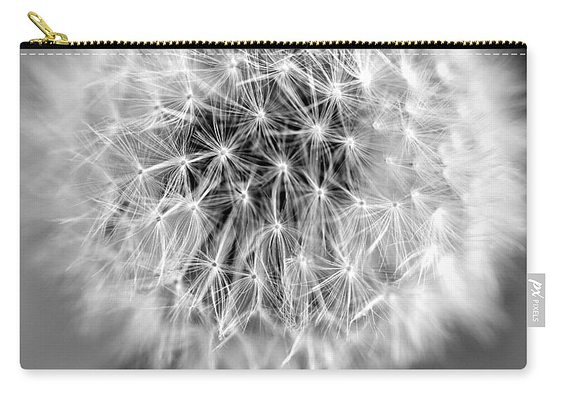 Seedhead Zip Pouch featuring the photograph Seedhead by Nigel R Bell