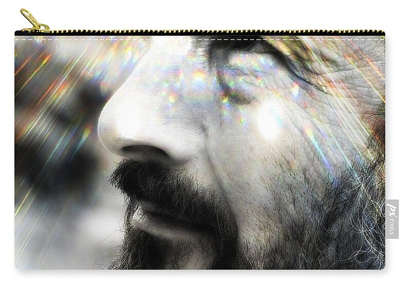 Man Zip Pouch featuring the photograph Seeing Into The Future 2 by Rory Siegel