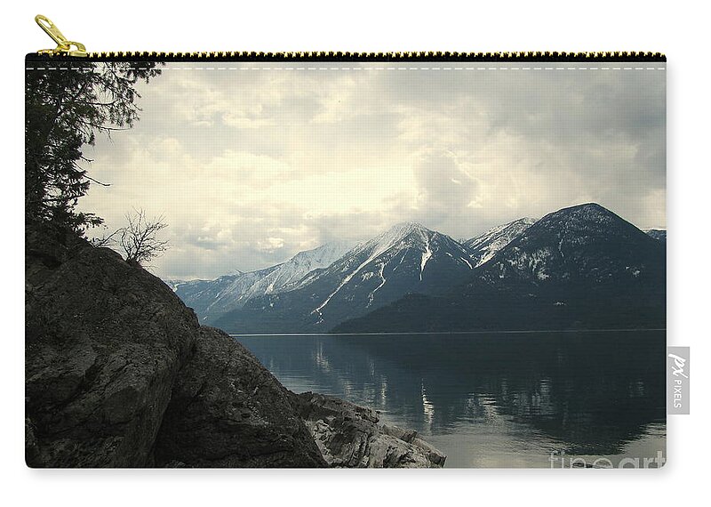 Kootenay Zip Pouch featuring the photograph Selkirks in the Spring by Leone Lund