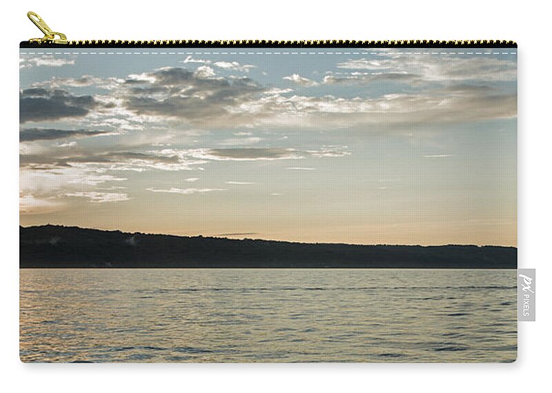 Sunset Zip Pouch featuring the photograph Seneca Lake Living by Photographic Arts And Design Studio