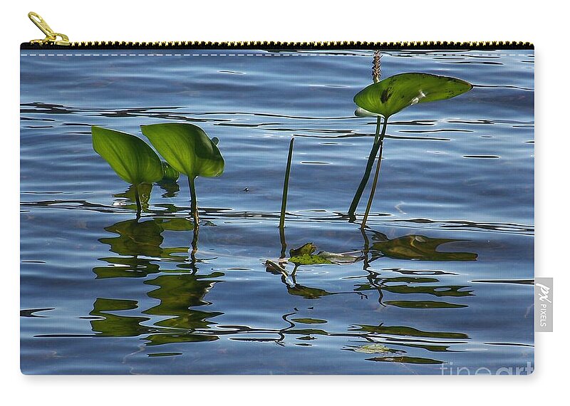 Water Carry-all Pouch featuring the photograph September Reflections by Jackie Mueller-Jones
