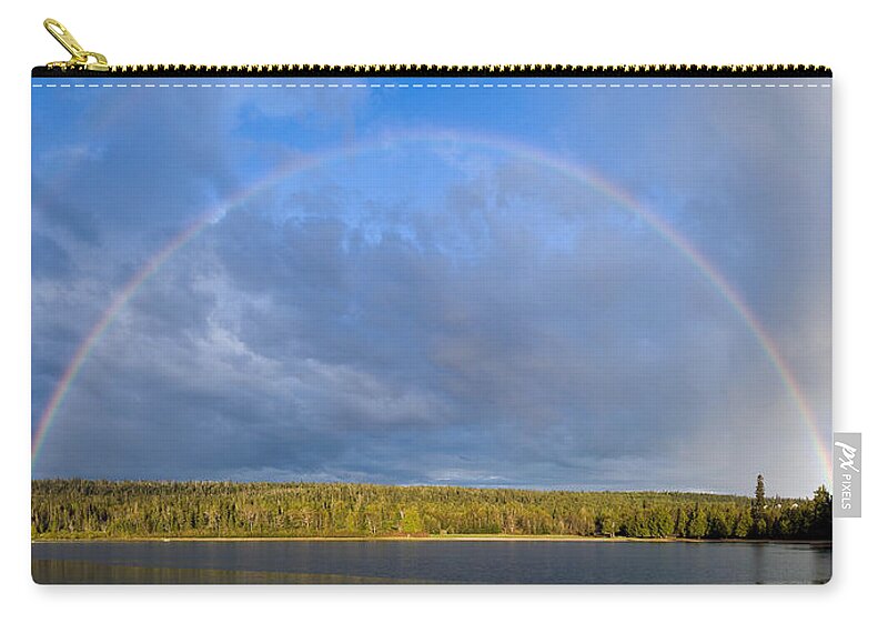 Panorama Zip Pouch featuring the photograph Serendipity by Doug Gibbons