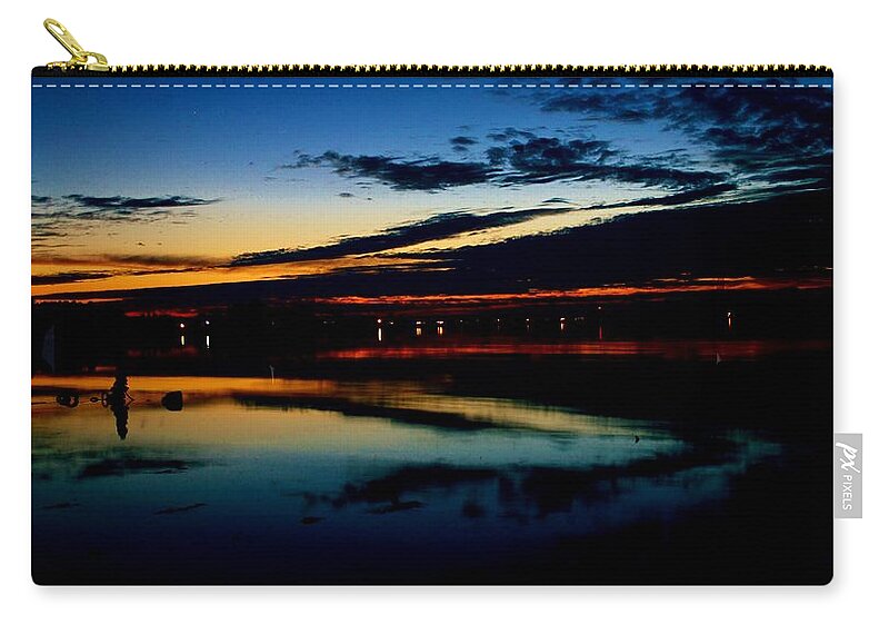 Beach Bum Pics Zip Pouch featuring the photograph Shades of Calm by Billy Beck