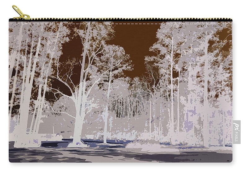 Shadow Zip Pouch featuring the photograph Shadows by Max Mullins