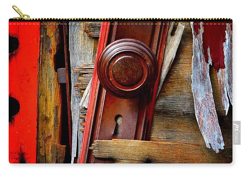 Newel Hunter Zip Pouch featuring the photograph Shattered by Newel Hunter