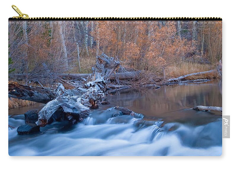 Nature Zip Pouch featuring the photograph Silence Of The Fall by Jonathan Nguyen