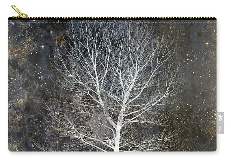 Silent Night Zip Pouch featuring the photograph Silent Night by Carol Leigh