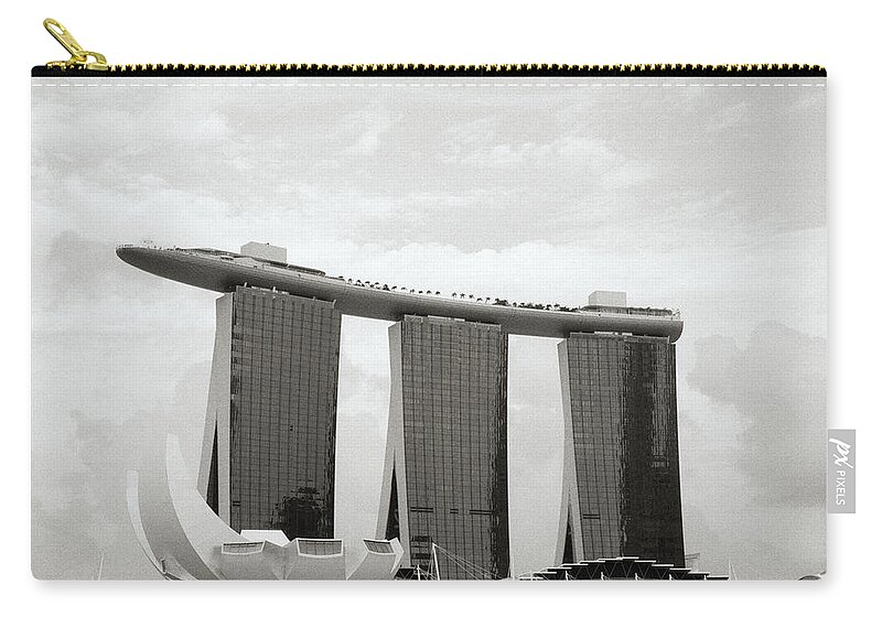 Singapore Zip Pouch featuring the photograph Awesome Singapore by Shaun Higson