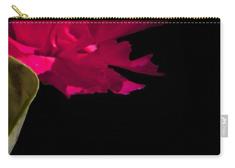 Flower Zip Pouch featuring the photograph Singular by Amanda Barcon