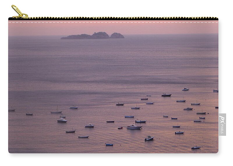  Zip Pouch featuring the photograph Siren Island - Positano by Nora Boghossian
