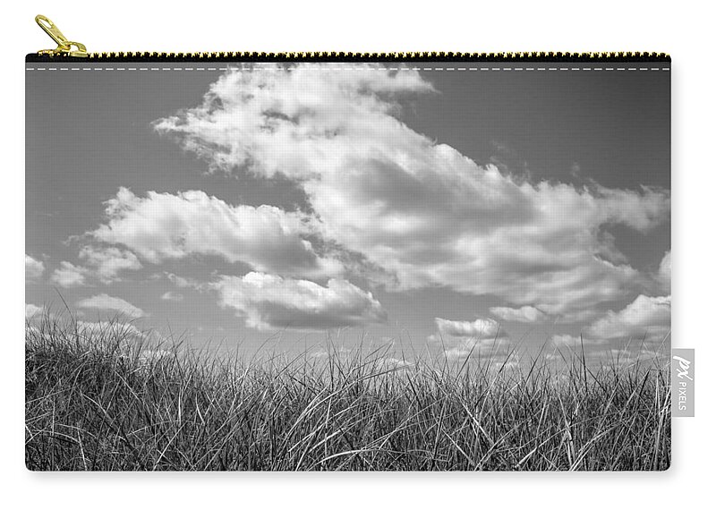 Sky Zip Pouch featuring the photograph Sky Grass by Frank Winters