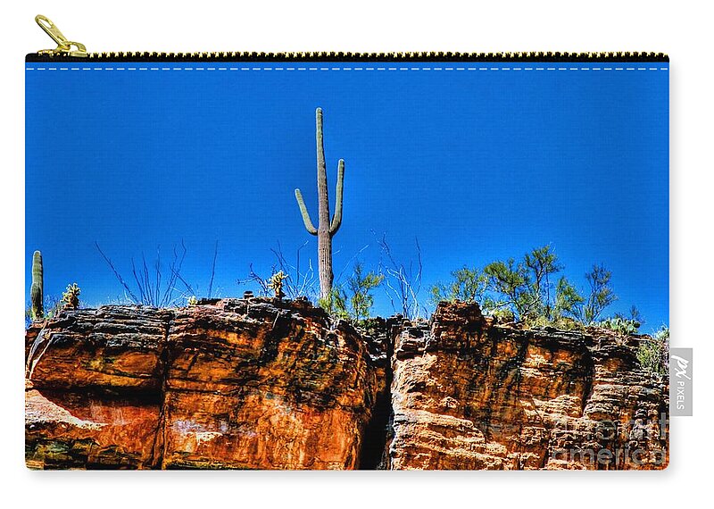 Sky Island Zip Pouch featuring the photograph Sky Island by Tap On Photo