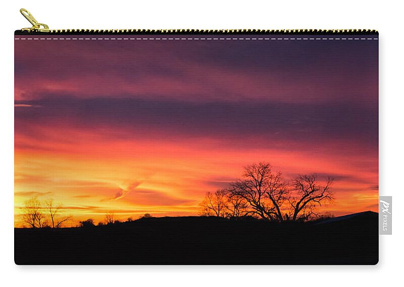 Sky Zip Pouch featuring the photograph Beautiful Sky #1 by Holden The Moment