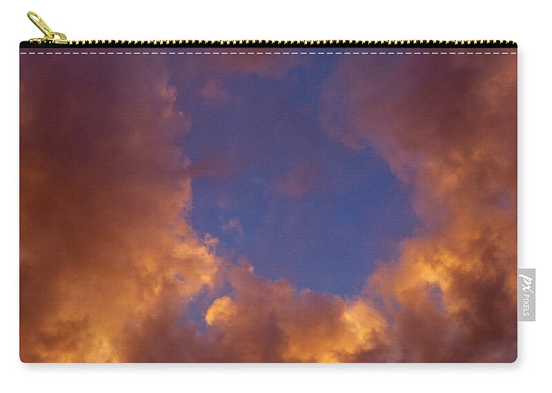 Cloud Zip Pouch featuring the photograph Sky Window by Claudia Goodell