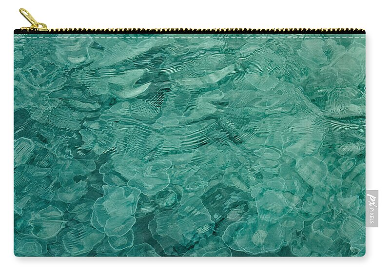 Alaska Zip Pouch featuring the photograph Smack of Jellyfish by George Buxbaum
