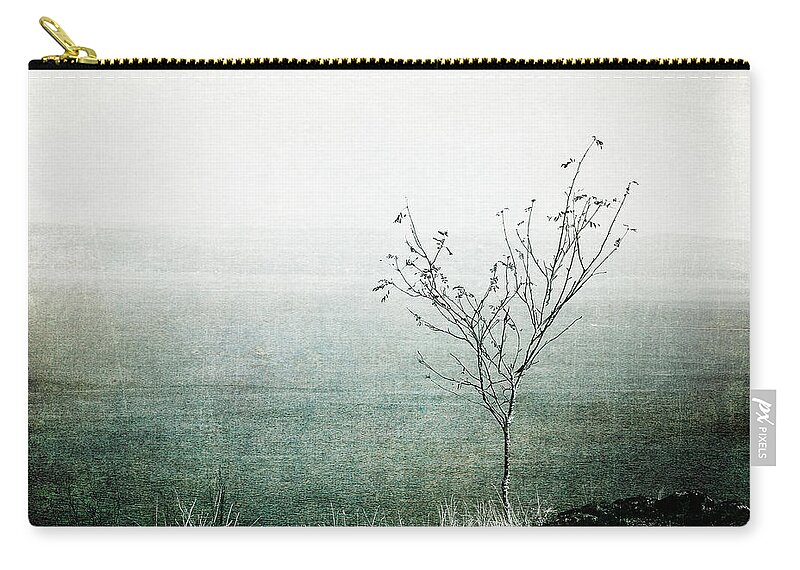 Tree Zip Pouch featuring the photograph Solitary Mindfulness by Randi Grace Nilsberg