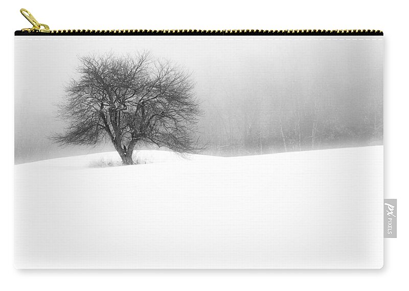 Tree Zip Pouch featuring the photograph Solitude by John Vose